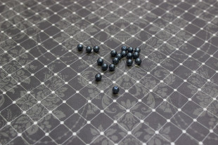 Бусина Чехия " PRECIOSA" под жемчуг 132- 19- 001 4 мм 20 шт 70040 темно- серый