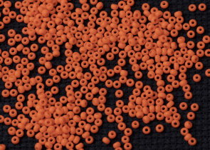 Бисер Чехия круглый 10/0 50г 93140m  матовый оранжевый